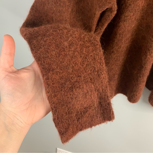 Madewell Carrabelle Polo Cardigan Sweater Knit Button Merino Wool Alpaca XXL 2X - Picture 6 of 10